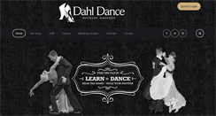 Desktop Screenshot of dahldance.com